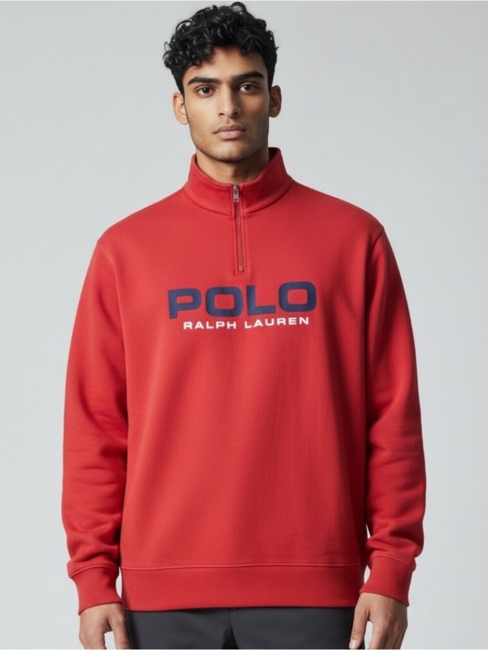 Polo Ralph Lauren Red
Double Knit Half-Zip Pullover